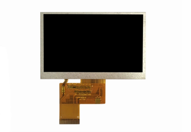 Exhibición transparente de encargo de 4,3 TFT LCD, pantalla del color TFT de 480 * 272 puntos con 24 pedazos