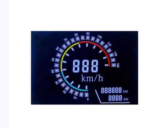 Exhibición modificada para requisitos particulares módulo del Lcd del segmento de la exhibición del VA Lcd, pantalla de visualización negativa redonda del Lcd, módulo del Lcd del segmento del dígito 14