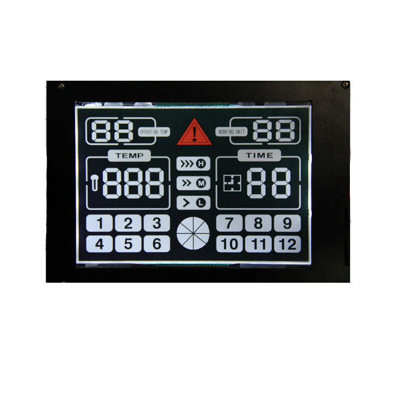 Módulo VA LCD negativo del LCD de la exhibición/del cuadrado del LCD de 7 segmentos para el regulador de Termostato