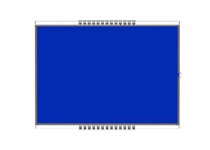 7 exhibición azul negativa modificada para requisitos particulares de la exhibición HTN Lcd Backgound del LCD del segmento para el deporte Equiment