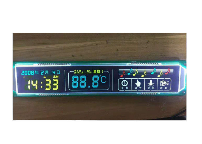 exhibición de 5.0V FSTN LCD/exhibición monocromática de Transflective LCD para el sistema de portador del vehículo