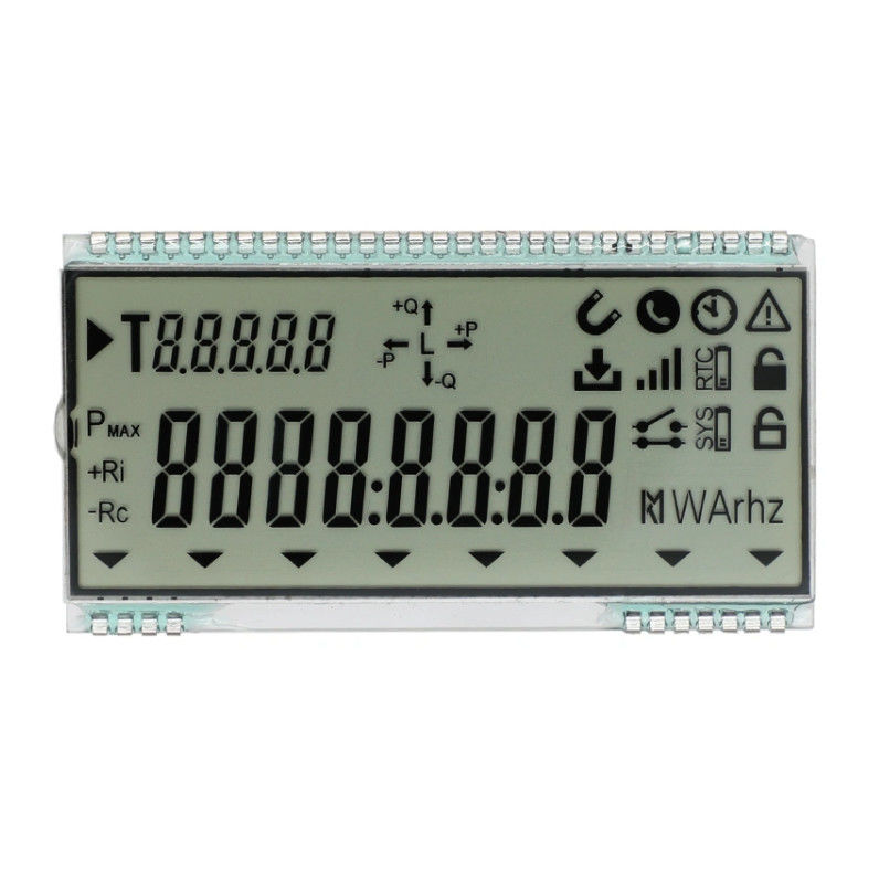 Método de conducción estático del PIN de la talla 7 del segmento del cuadrado de la exhibición de encargo 12 de la pantalla HTN LCD