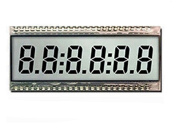 Módulo numérico de encargo de la exhibición monocromática del LCD del color de la exhibición blanca del TN LCD