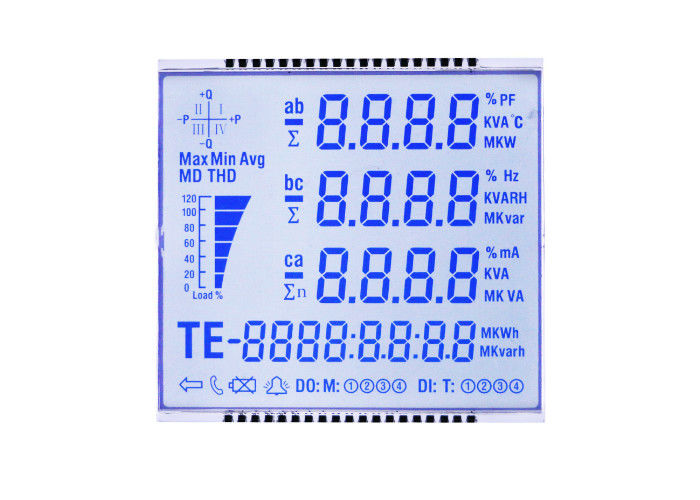Visión amplia del segmento de la exhibición 7 del alto contraste STN LCD para los productos electrónicos
