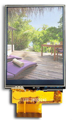 El módulo de la pulgada 240RGB x 320 TFT Lcd de la alta resolución 2,8 con ILI9341 IC y MCU/el RGB interconectan