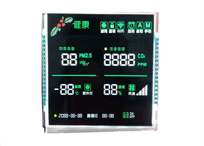 módulo numérico monocromático transmisivo del LCD del dígito del segmento de la pantalla siete de la exhibición de 3.5V VA LCD