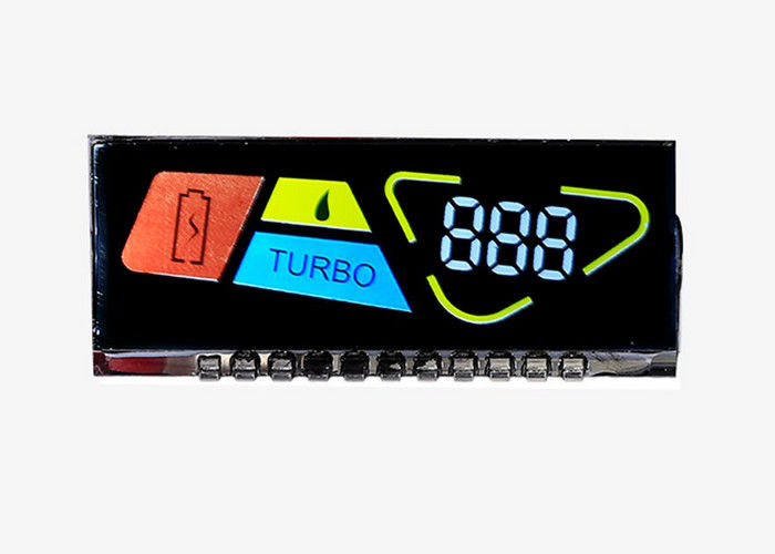El Lcd exhibe 8 la pantalla ancha del ángulo de visión del modo del Lcd del alto contraste de la negativa de la exhibición decimal del segmento del VA DFSTN Lcd 7 de los números