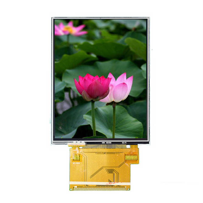 Resolución de la pantalla táctil del módulo de TFT Lcd de 2,8 pulgadas módulo de la exhibición del interfaz de 240 * de 320 Dots Matrix SPI