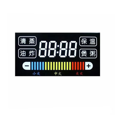 4.5V modifican la exhibición Lcd de 7 segmentos para requisitos particulares, módulo Lcd monocromático de Crytal líquido