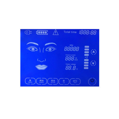Panel LCD de tamaño personalizado de 3 dígitos y 7 segmentos, pantalla LCD positiva de Digitaces del aire acondicionado