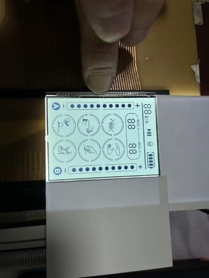 Display de panel LCD HTN transmisor positivo de 18 pines Dispensador de combustible con luz de fondo naranja