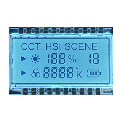3.0 V HTN positivo transmisión monocromática pantalla de relleno de luz LCD