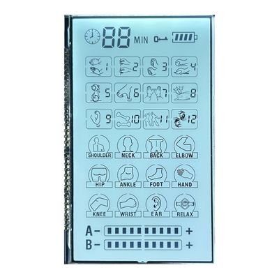 Positivo 6 O' CLOCK Transmisor monocromático de pantalla de LCD para masajeador