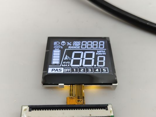 Ventas de fábrica 7 segmento VA COG módulo LCD personalizado negativo para bicicleta eléctrica