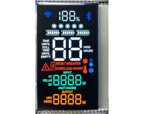 Modulo LCD de alto contraste con pantalla monocromática VA para pantalla de alimentación exterior e interior