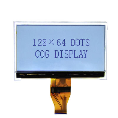 Módulo de pantalla LCD COG monocromo de bajo consumo gráfico personalizado de 128x64 con retroiluminación