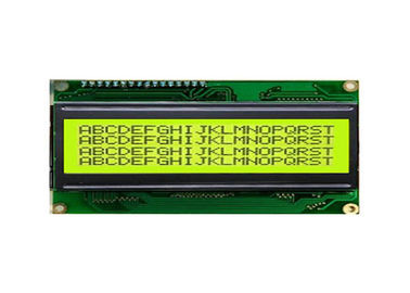 20 x 4 pantalla de color verde amarillo de la exhibición de 2004A LCM LCD tamaño del esquema de 98 de x 60 x de 13.5m m 