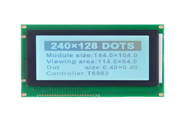 Exhibición de matriz llevada pernos de punto del regulador 22 de T6963c, 5,1 pulgadas módulo de la exhibición de 240 de x 128 Spi Lcd 