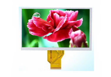 Pantalla táctil resistente 1024 * 600 de Tft IPS Lcd Moduler de 7 pulgadas con el panel LCD del interfaz de LVDS para la PC del coche