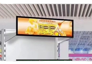 Exhibición de TFT Lcd de los estantes de las mercancías tipo ultra fino Lcd de la barra del interfaz 1280 * 1200 del RGB de 11 pulgadas para el estante del supermercado