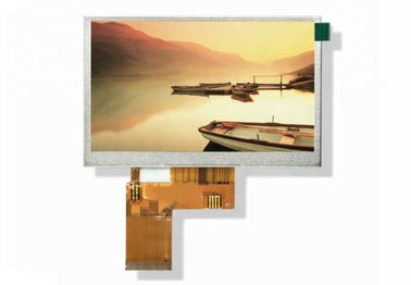 Exhibición transparente de encargo de 4,3 TFT LCD, pantalla del color TFT de 480 * 272 puntos con 24 pedazos