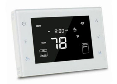 Alta exhibición de Constrast VA LCD del color negro para el CE elegante ROHS del termóstato
