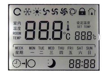 Módulo de la exhibición de la exhibición/TN HTN LCD del LCD de la aduana del conector de la cebra para el termóstato