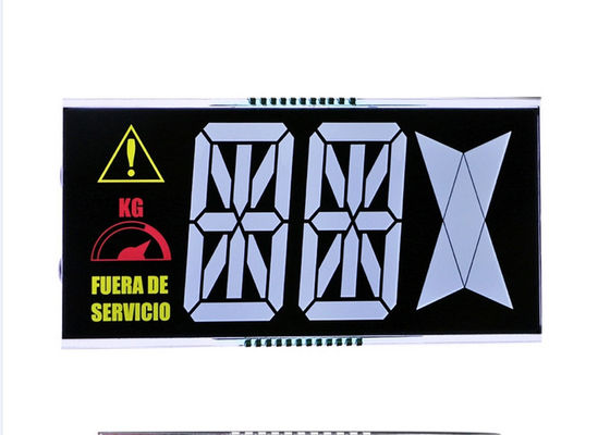 El Lcd exhibe 8 la pantalla ancha del ángulo de visión del modo del Lcd del alto contraste de la negativa de la exhibición decimal del segmento del VA DFSTN Lcd 7 de los números