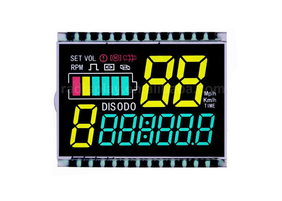 Módulo negativo del Lcd del segmento del dígito 7 de la exhibición del VA Lcd de visualización de la pantalla 14 del segmento del módulo de encargo del Lcd