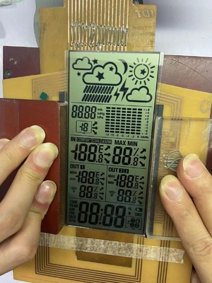 El bajo consumo de energía TN LCD exhibe el módulo grande del segmento del tamaño para el termóstato elegante