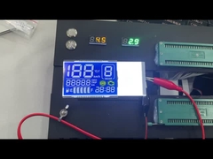 Pantalla LCD HTN Monocromática de 7 segmentos Pantalla LCD gráfica para instrumentos