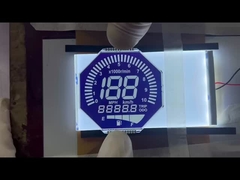 Pantalla LCD HTN Monocromática de 7 segmentos Pantalla LCD gráfica para instrumentos