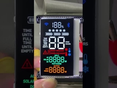 Modulo LCD de alto contraste VA Pantalla de visualización monocromática para bicicleta eléctrica
