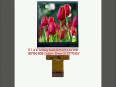 TFT LCD Display Manufacturer 1.44 pulgadas 128 * 160 RGB controlador personalizado IC ST7735SV