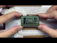 Pantalla LCD de alta calidad personalizada HTN de ocho formas monocromática de 7 segmentos pantalla gráfica LCD para motos